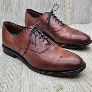 Allen Edmonds Park Avenue Leather Cap Toe Dress Shoes Mens Size 8.5 D
